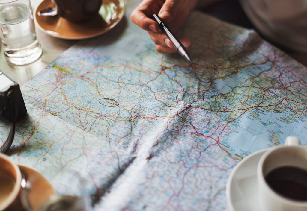 Maps for planning out trips