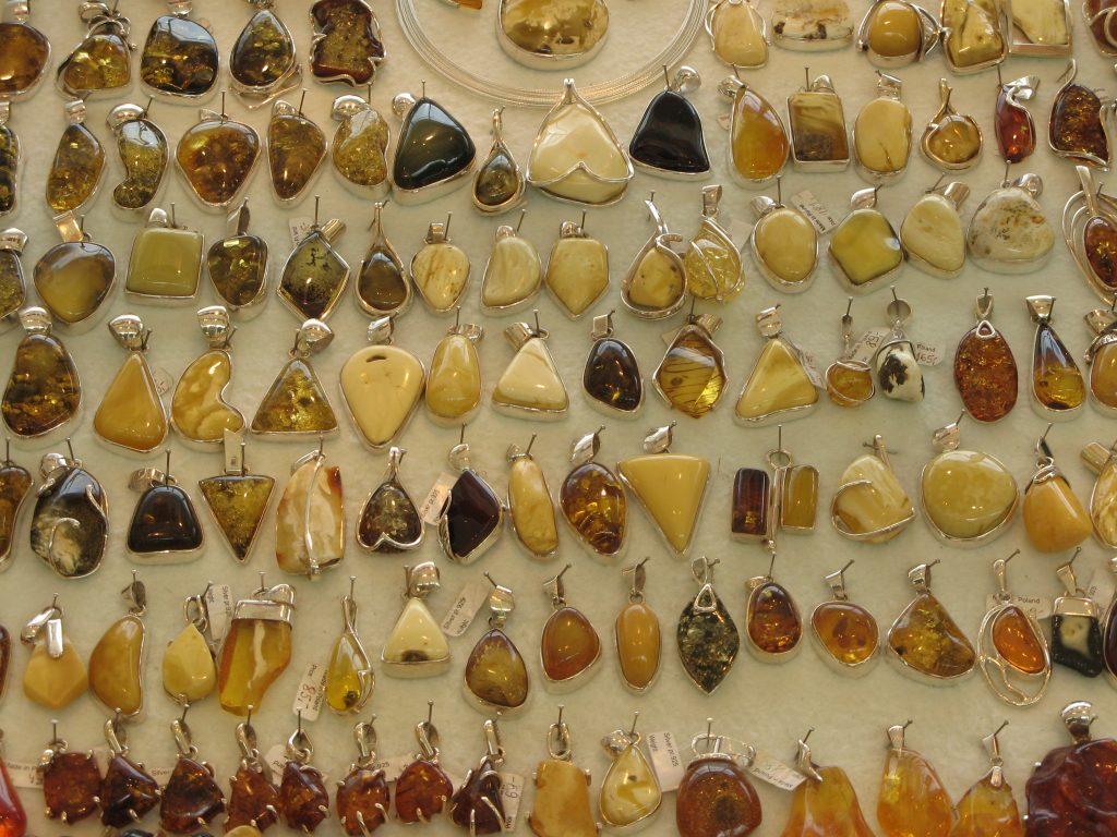 Amber jewellery, Poland