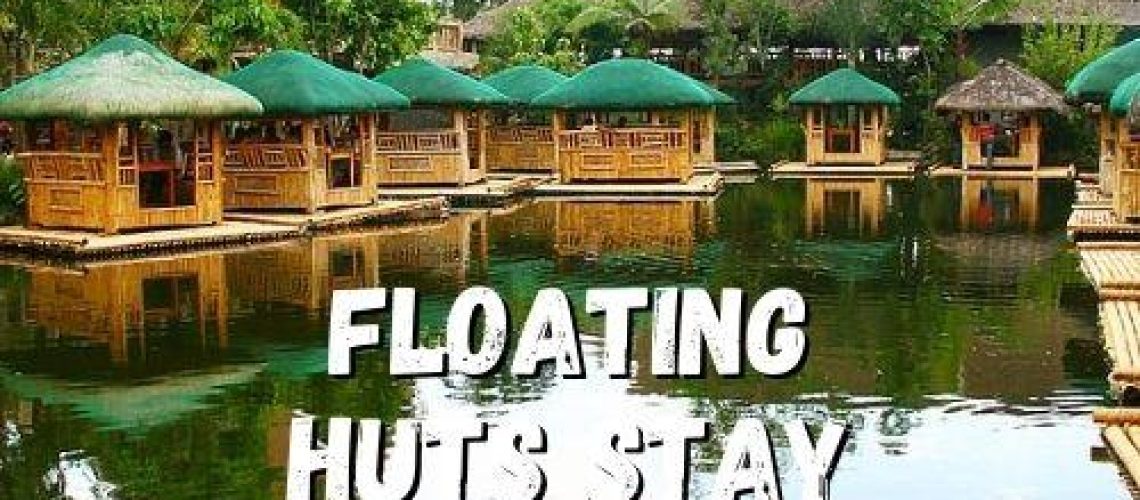Floating huts stay